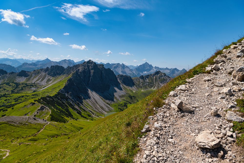 kurz vor dem Gipfel