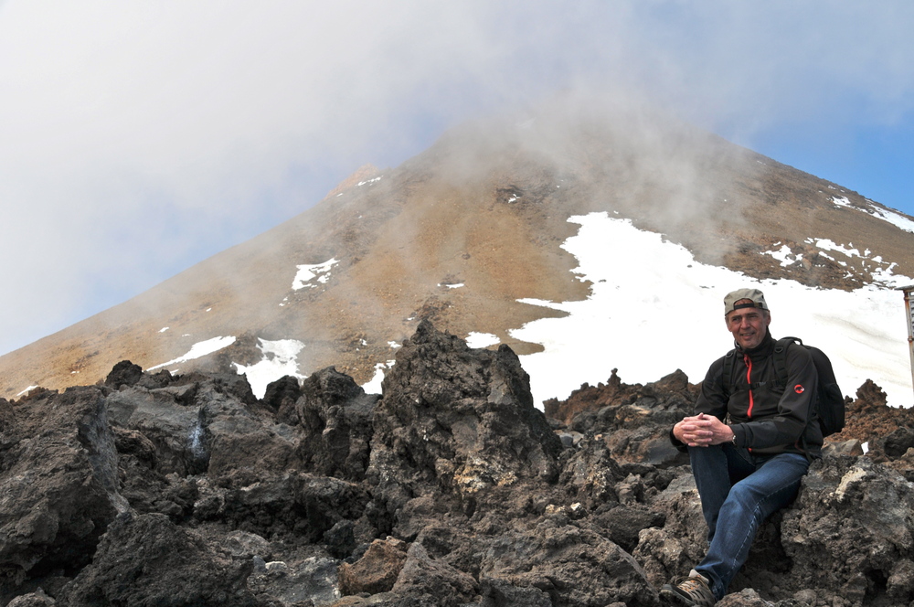 Kurz vor dem Gipfel des Teide, 3550m üM