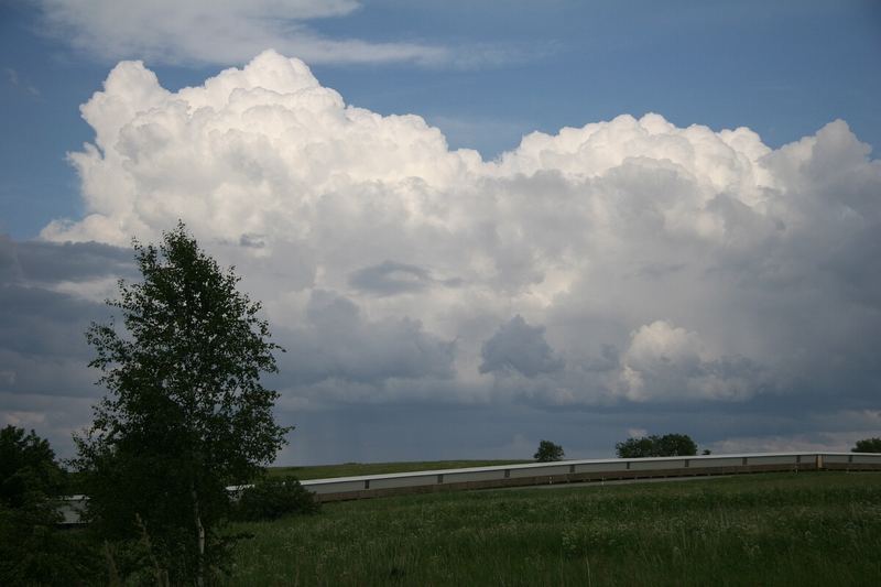 kurz vor dem heftigen Gewitter am Pfingstsamstag