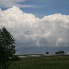 kurz vor dem heftigen Gewitter am Pfingstsamstag