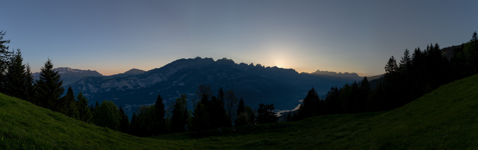 Kurz vor dem Sonnenaufgang