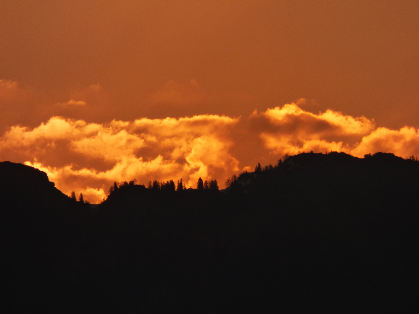 kurz vor dem Sonnenaufgang