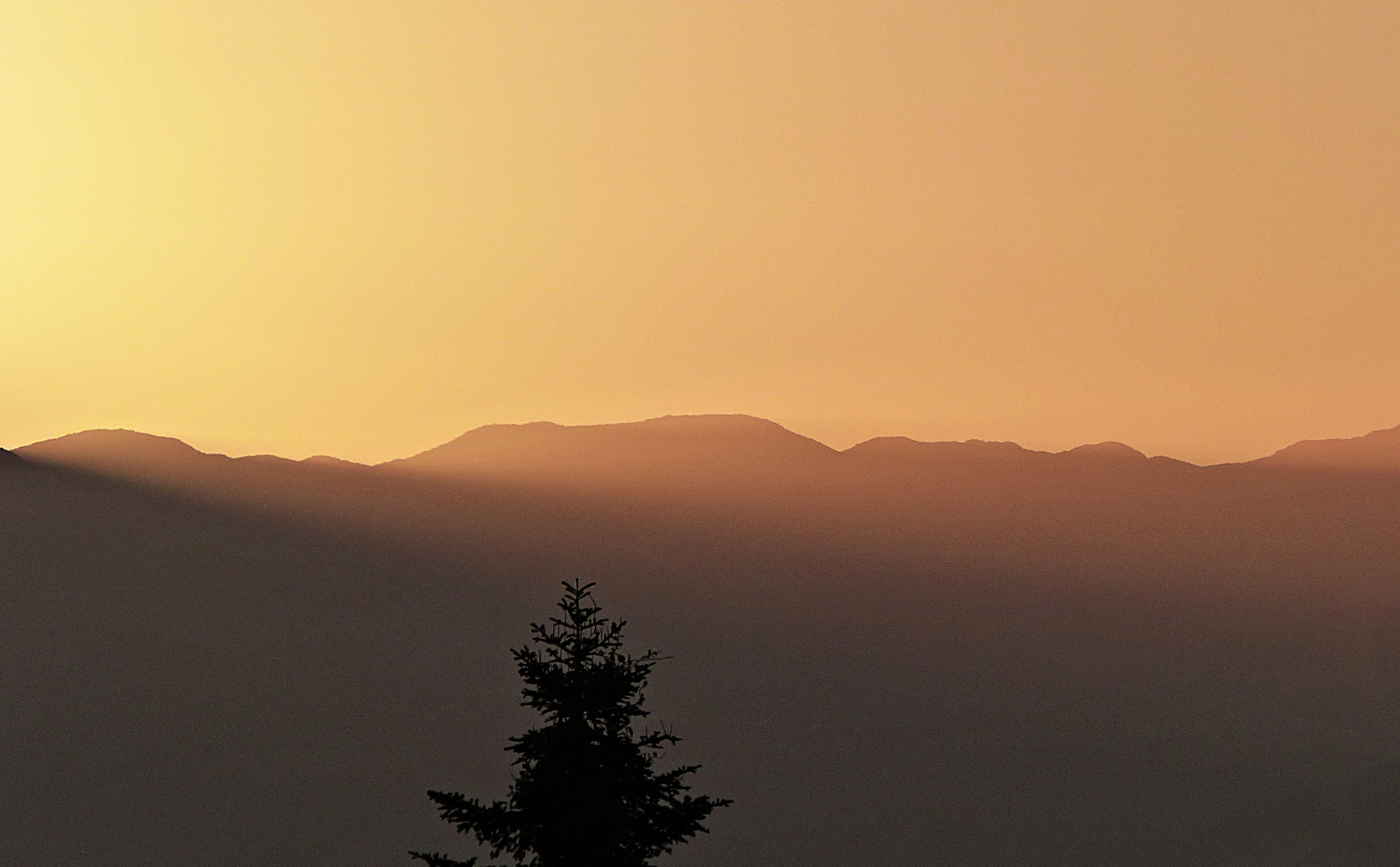 Kurz vor dem Sonnenaufgang