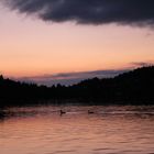 Kurz vor dem Sonnenaufgang am See - wunderschöne Stimmung