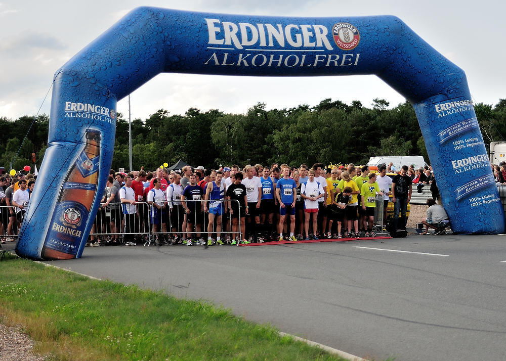 Kurz vor dem Start