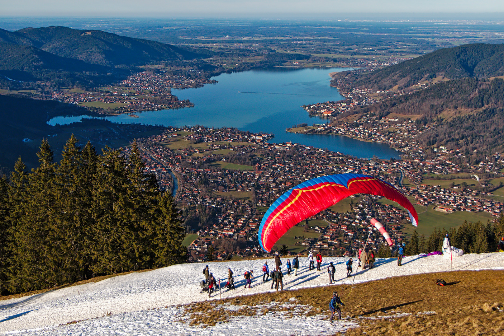 Kurz vor dem Start am Wallberg