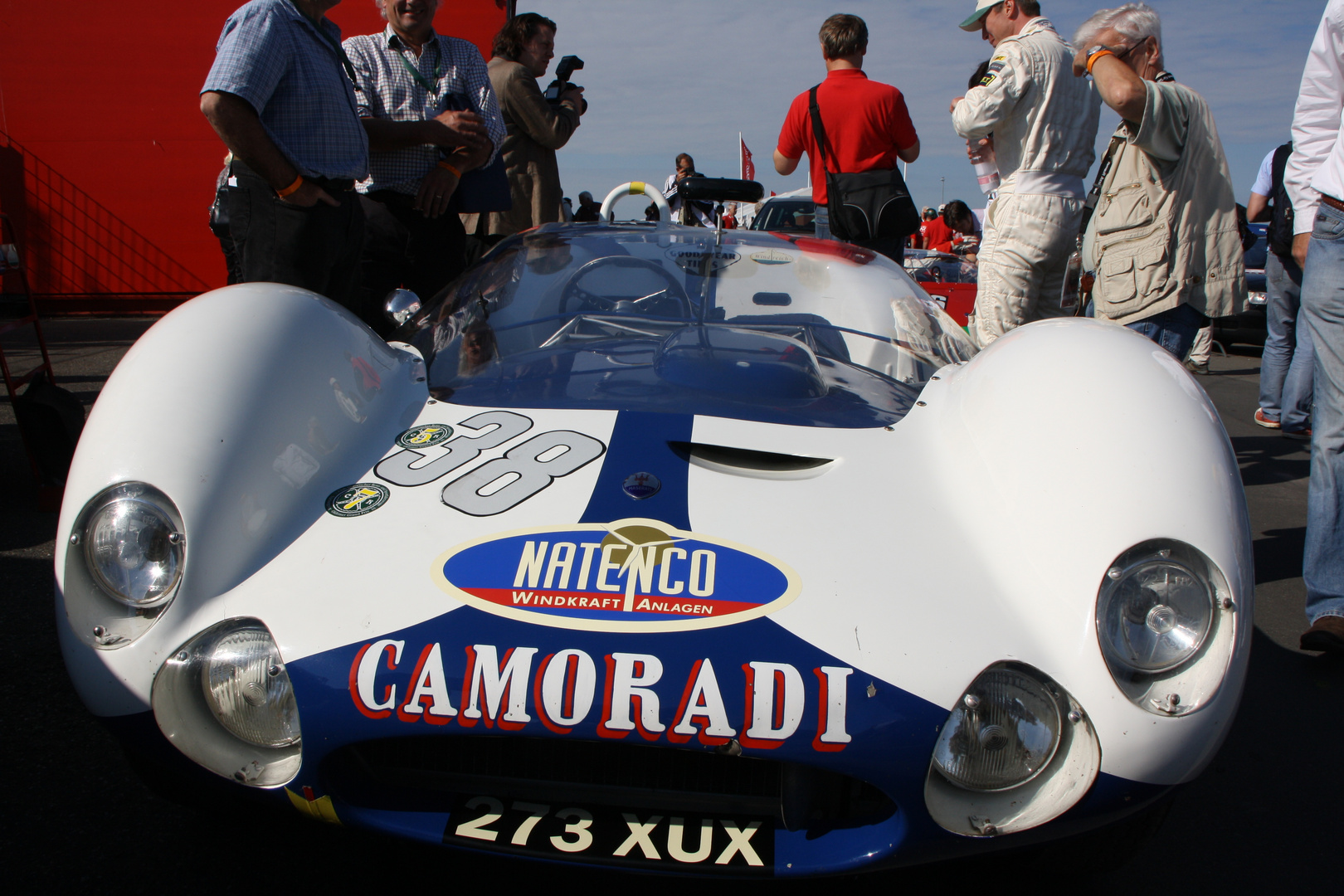 Kurz vor dem Start beim Oldtimer Grandprix