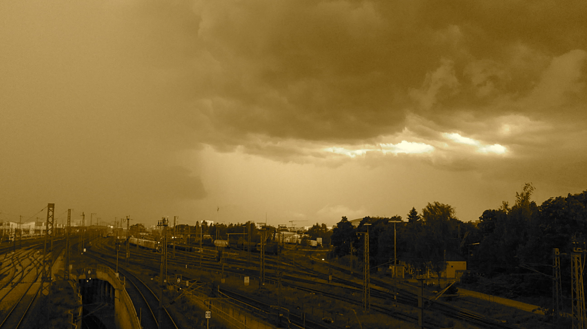 Kurz vor dem Sturm