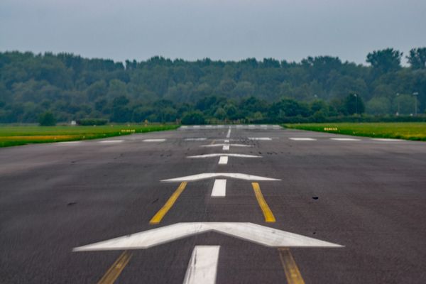 Kurz vor dem Touch Down