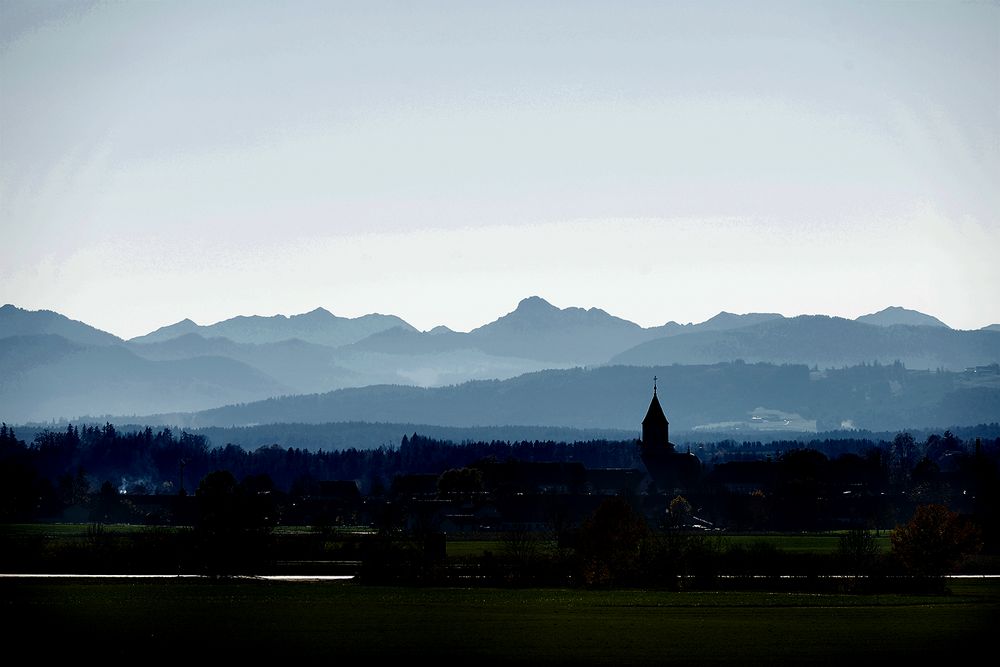 kurz vor den Alpen