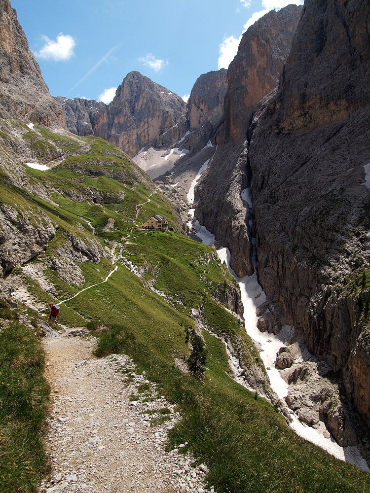 kurz vor der Grasleitenhütte