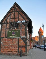 Kurz vor der Markthalle in der danziger Altstadt.