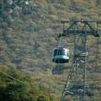 Kurz vor der Zwischenstation bei Fahrt auf den Monte Baldo