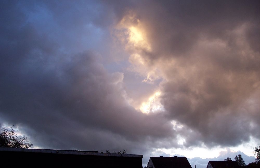  Kurz vor einem Regenschauer