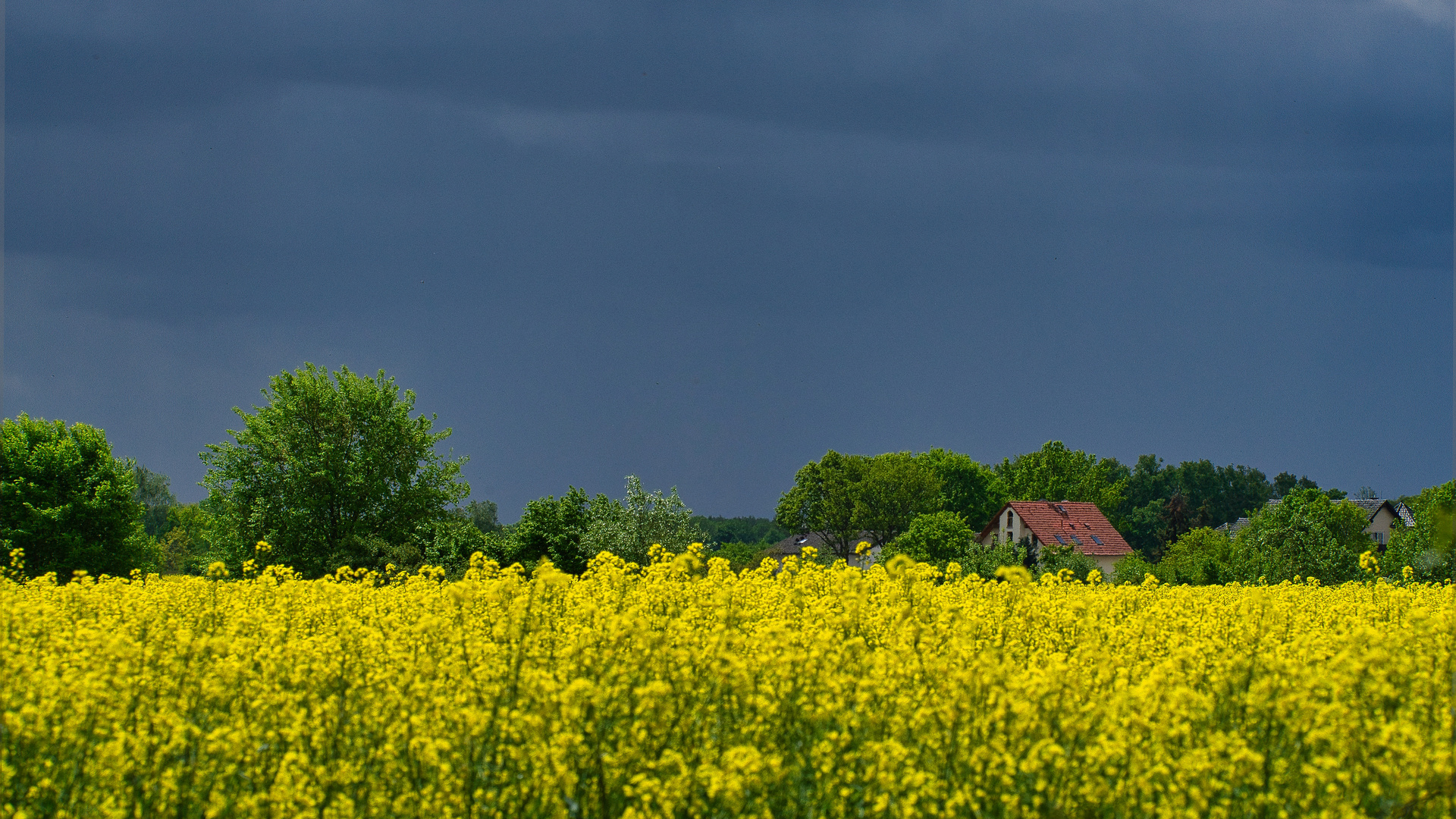 Kurz vor einem Unwetter