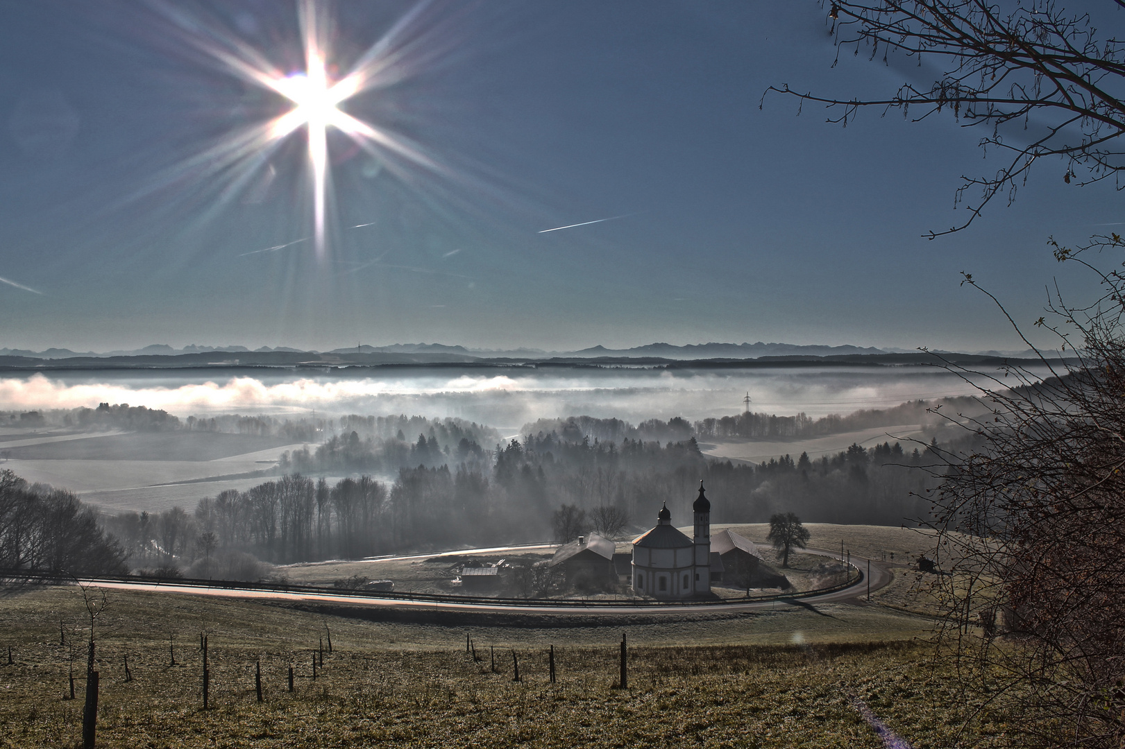 Kurz vor Mittag in Kloster Au