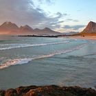 Kurz vor Mitternacht auf den Lofoten