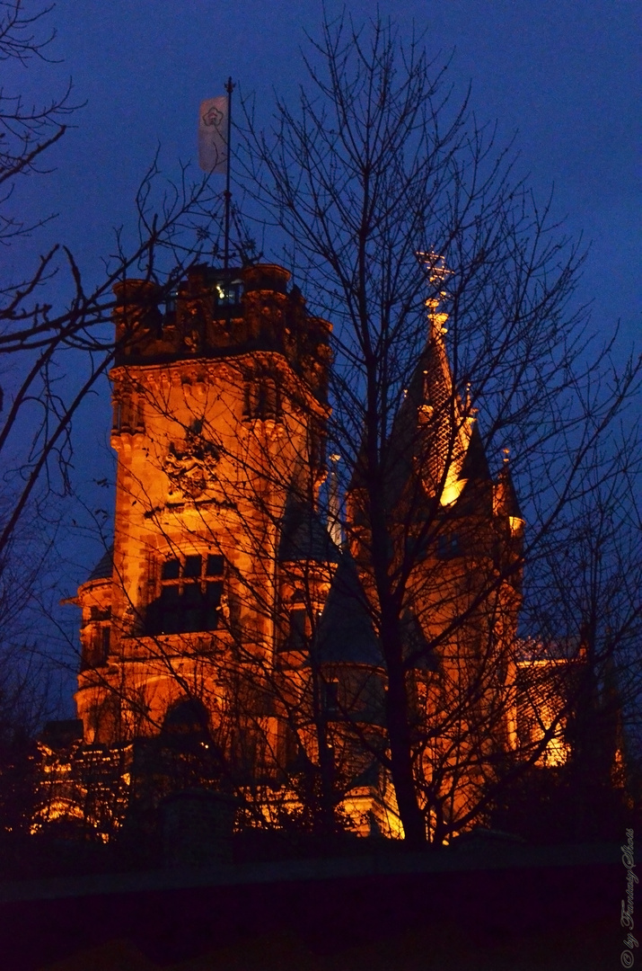 Kurz vor "Mitternacht" - Schloss Drachenburg - Königswinter