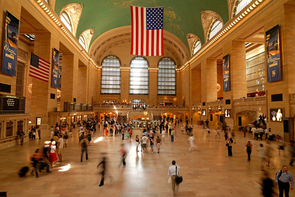 kurz vor Rush Hour in New Yorks Central Station