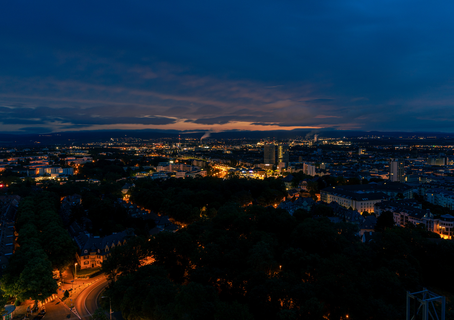 Kurz vor Sonnenaufgang