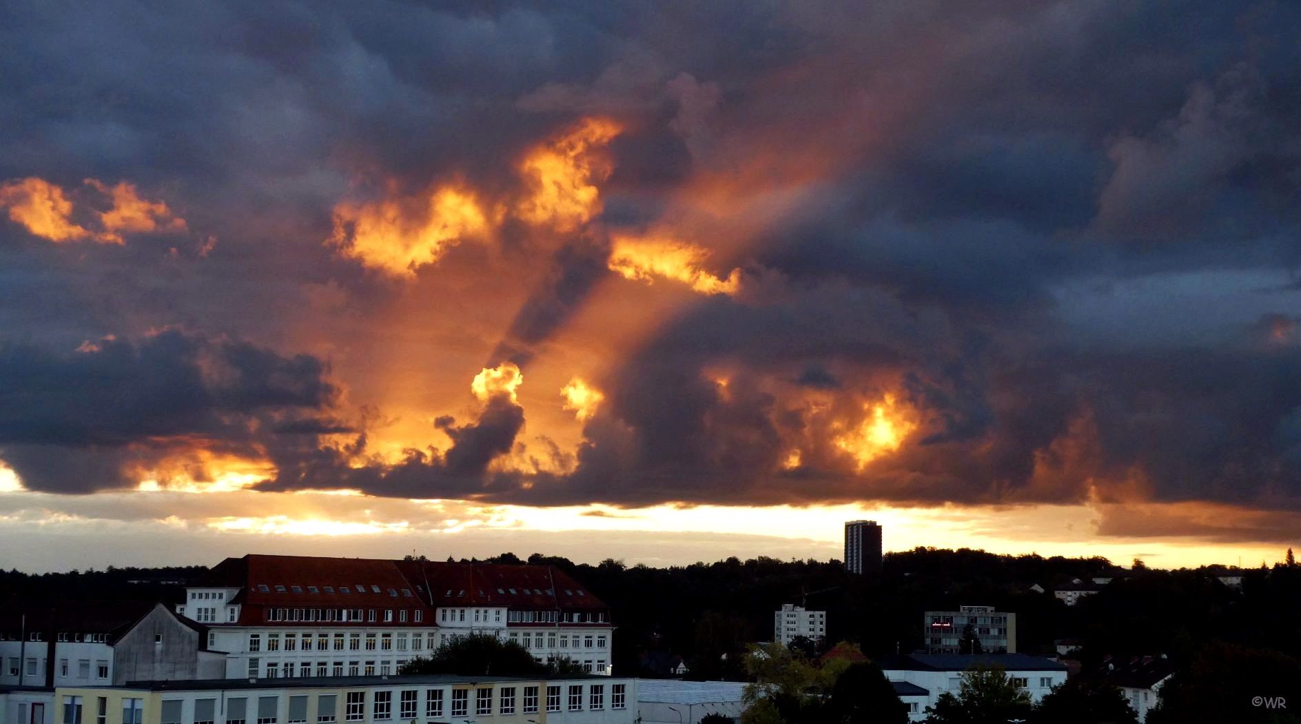 Kurz vor Sonnenaufgang