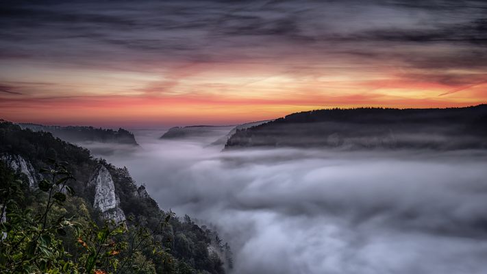 Kurz vor Sonnenaufgang-