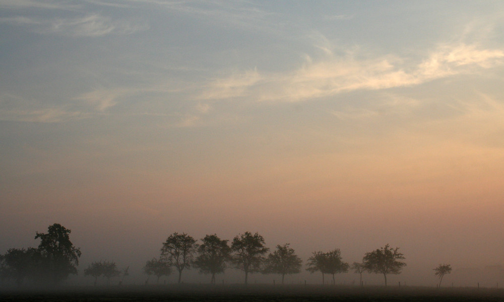 kurz vor Sonnenaufgang