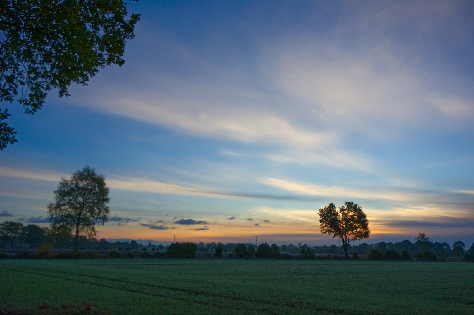 Kurz vor Sonnenaufgang