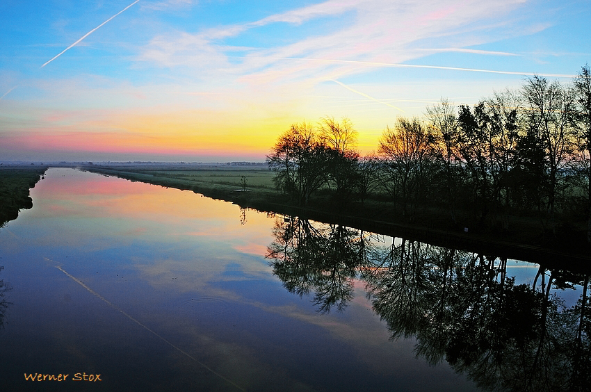 kurz vor Sonnenaufgang