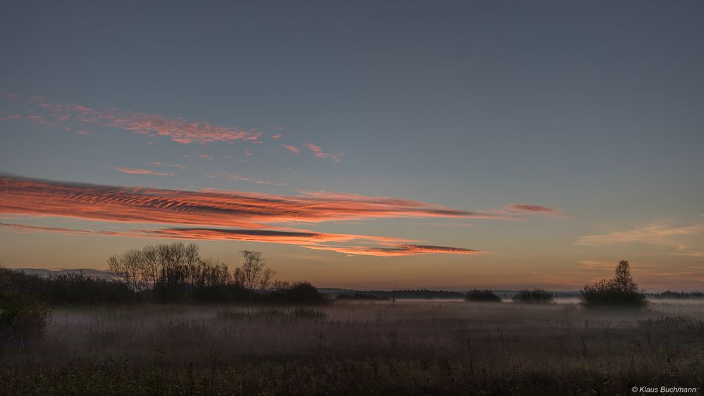 kurz vor Sonnenaufgang