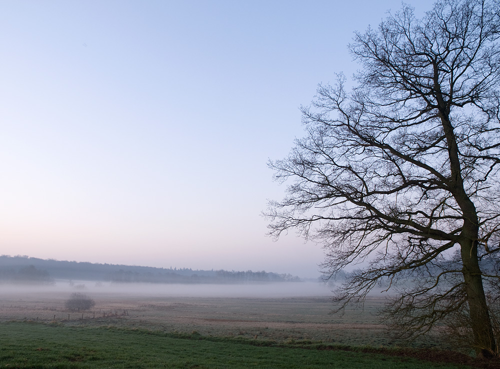 Kurz vor Sonnenaufgang