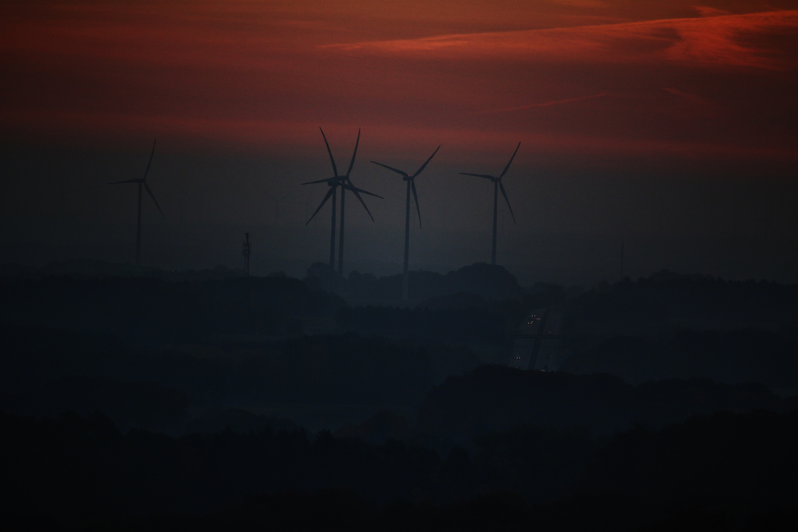 Kurz vor Sonnenaufgang...