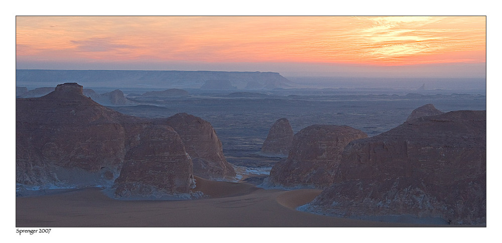 Kurz vor Sonnenaufgang