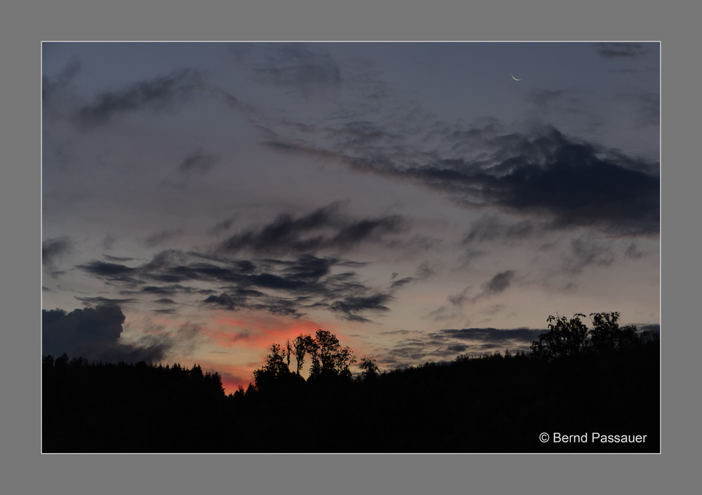 Kurz vor Sonnenaufgang