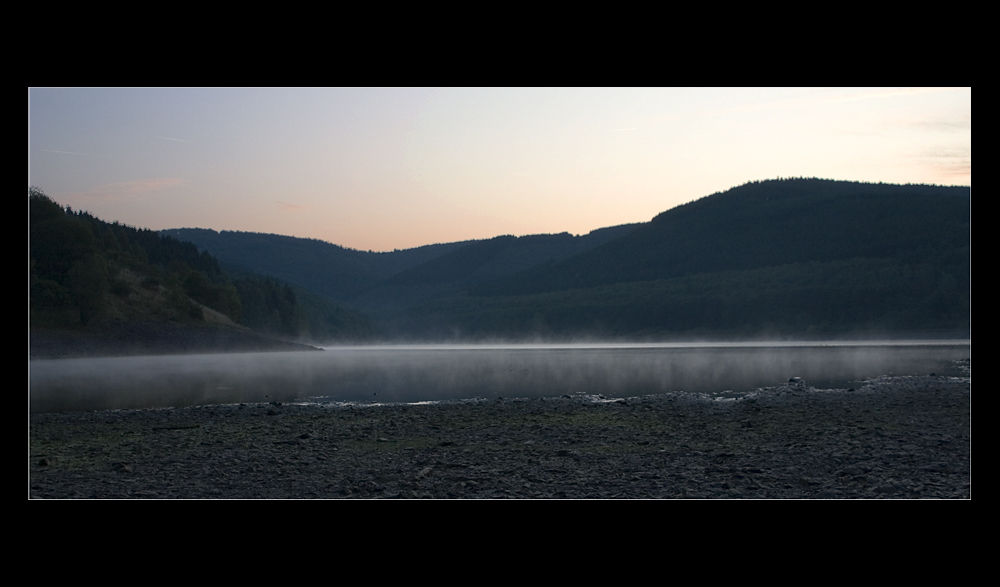 Kurz vor Sonnenaufgang