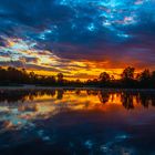 Kurz vor Sonnenaufgang am Bultensee