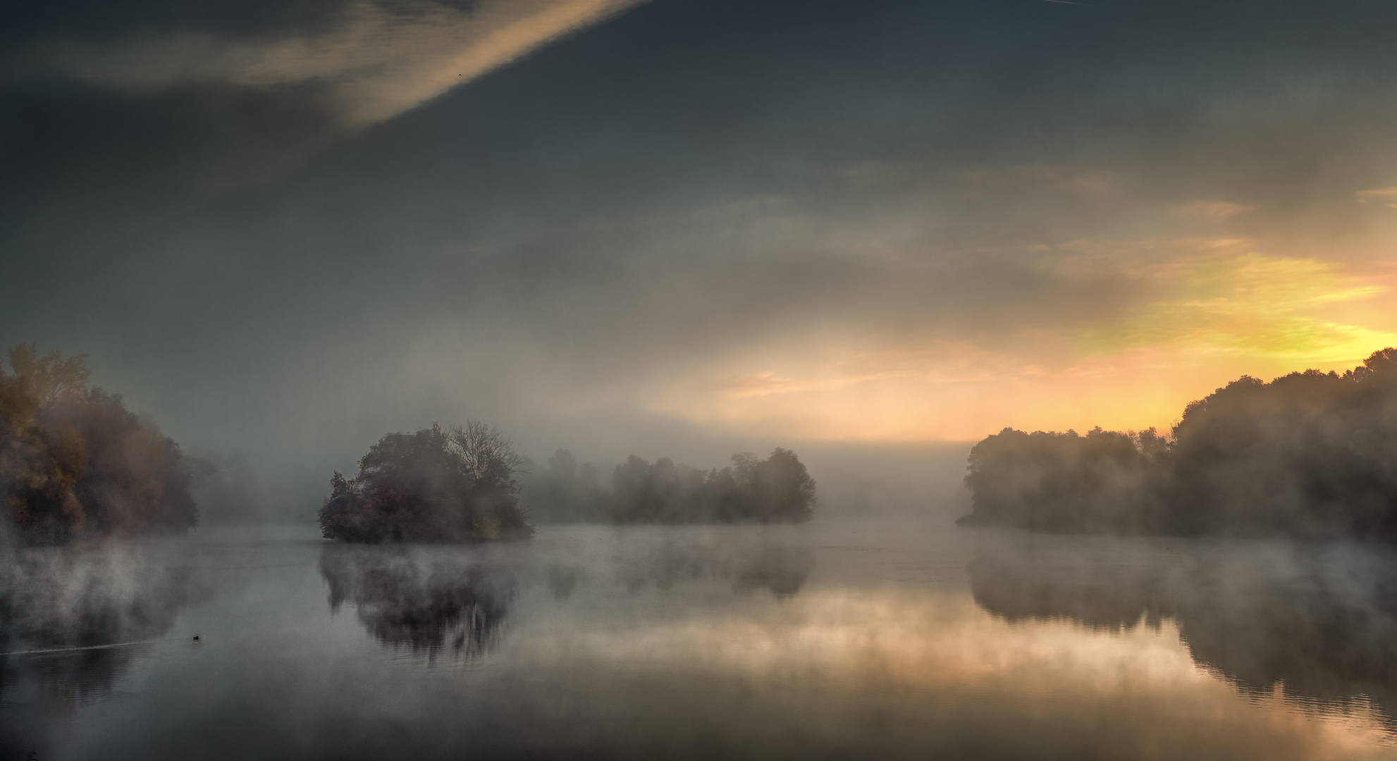 kurz vor Sonnenaufgang 