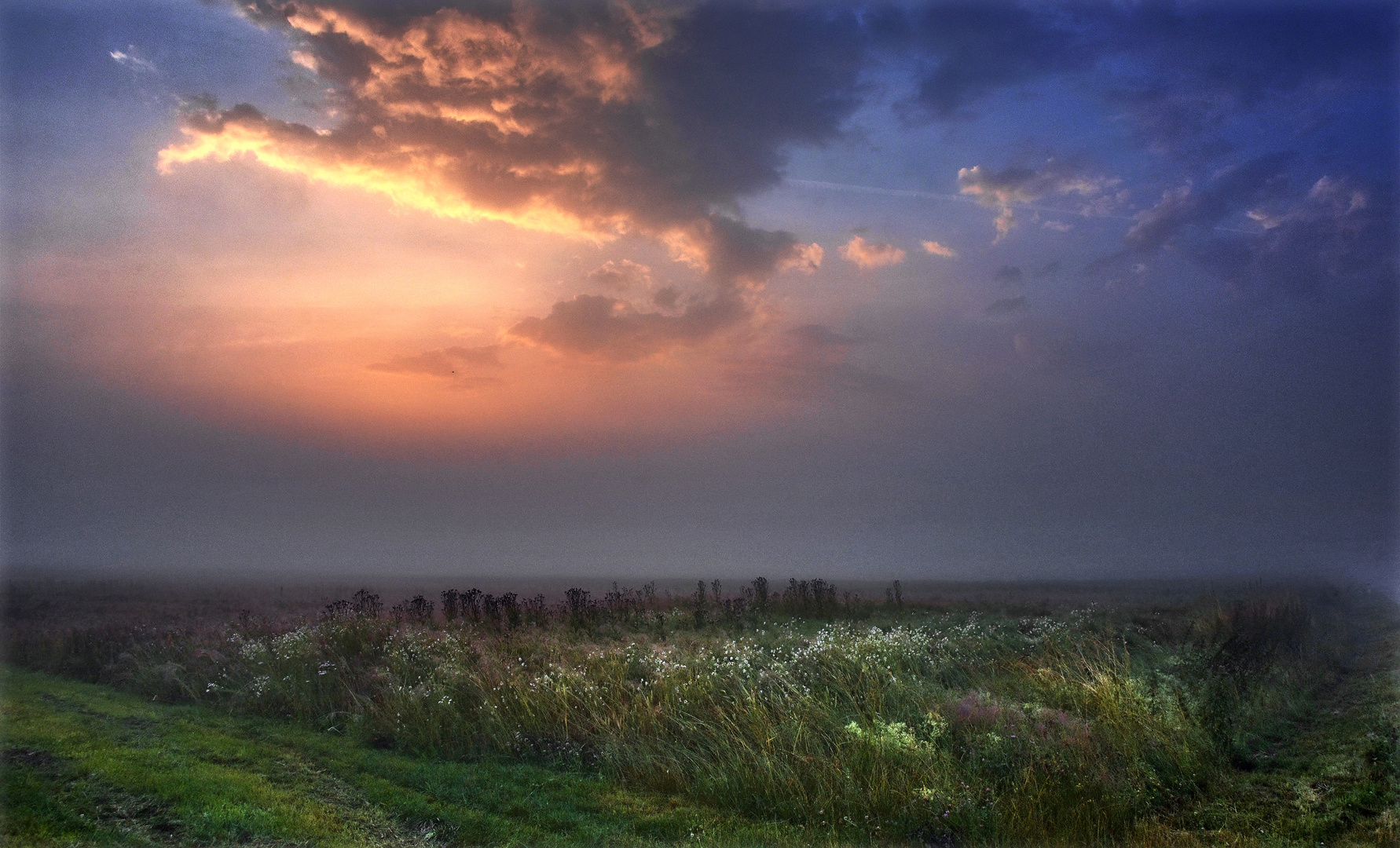 kurz vor Sonnenaufgang