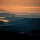 Kurz vor Sonnenaufgang im Bayerwald