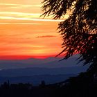 Kurz vor Sonnenaufgang in der Toscana