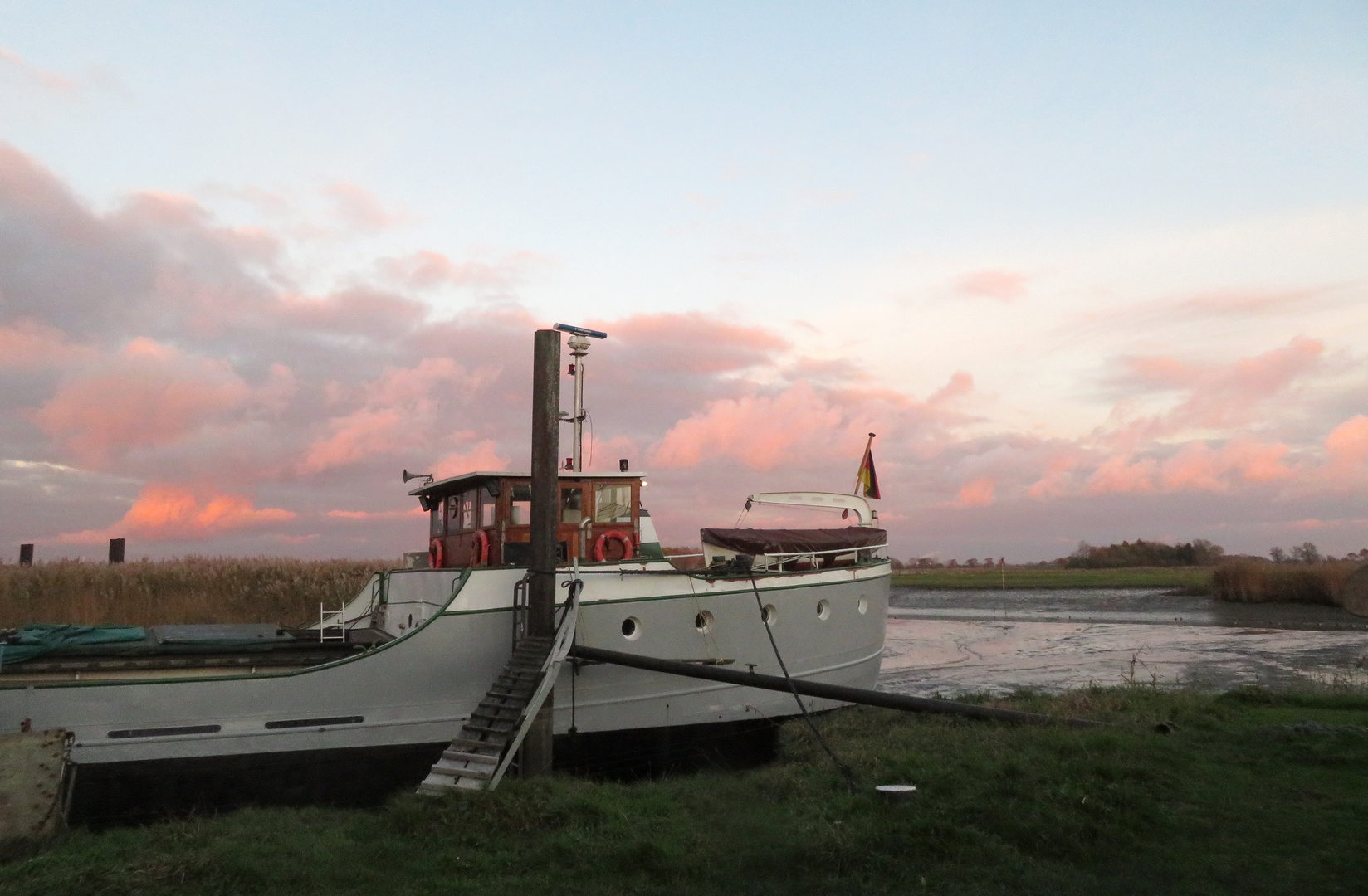 kurz vor Sonnenuntergang ...