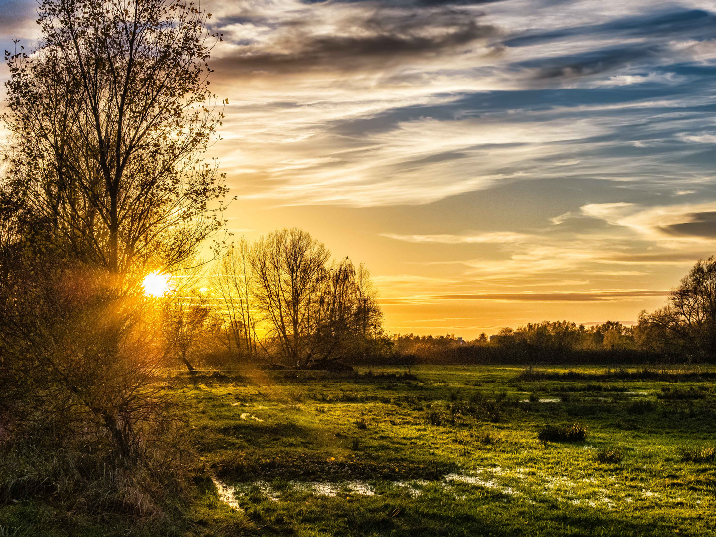 Kurz vor Sonnenuntergang