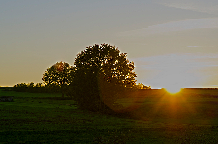 Kurz vor Sonnenuntergang