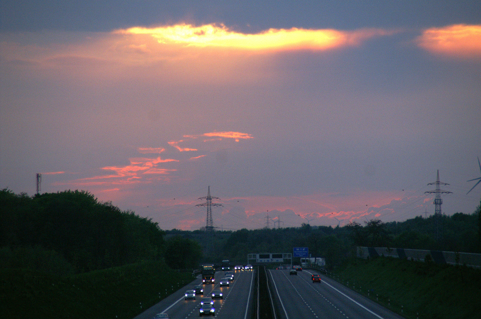 Kurz vor Sonnenuntergang