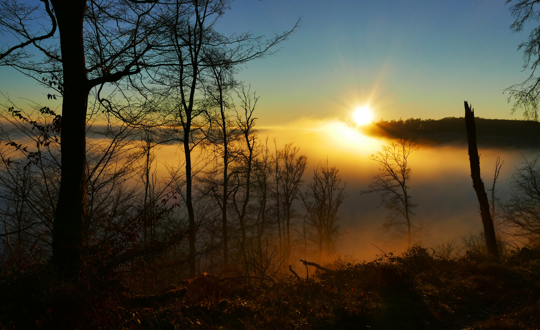 Kurz vor Sonnenuntergang