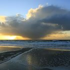 Kurz vor Sonnenuntergang auf Sylt