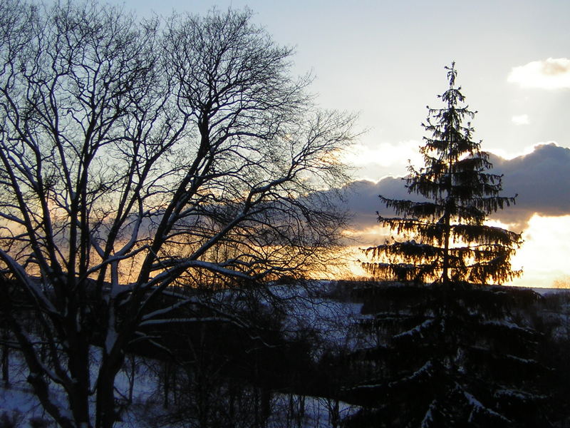 Kurz vor Sonnenuntergang