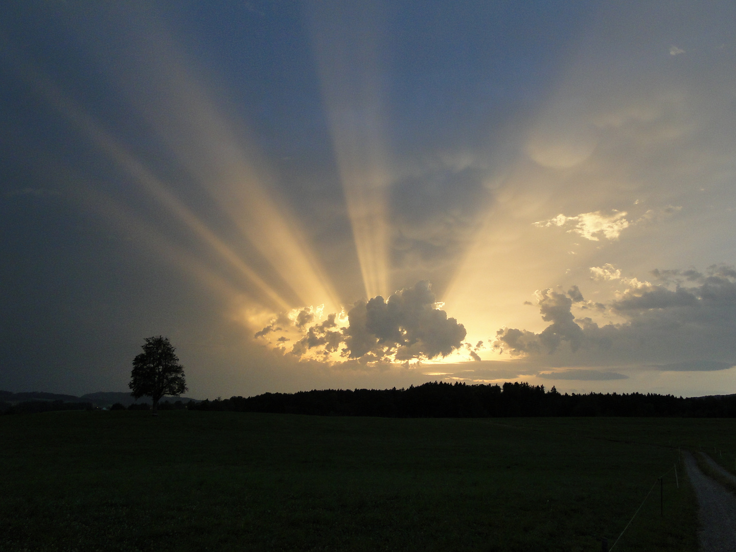 Kurz vor Sonnenuntergang