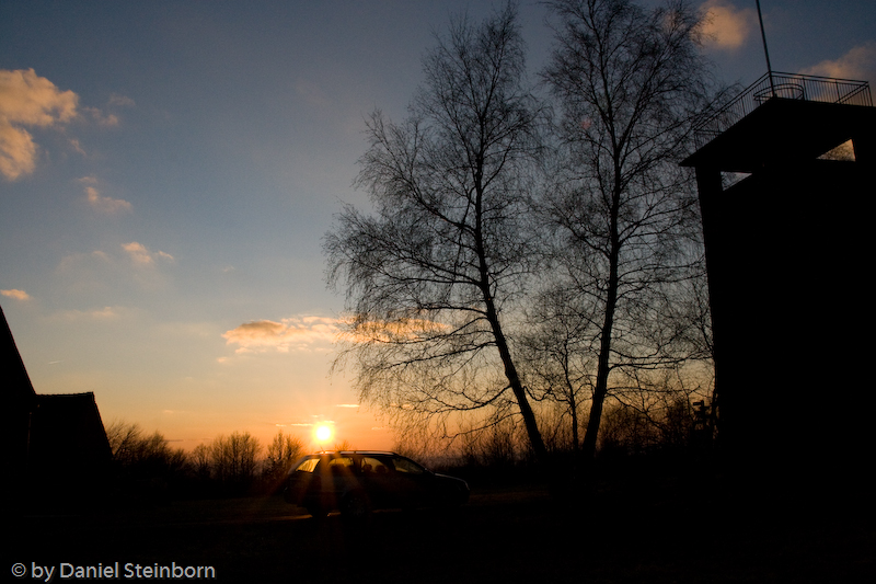 Kurz vor Sonnenuntergang...