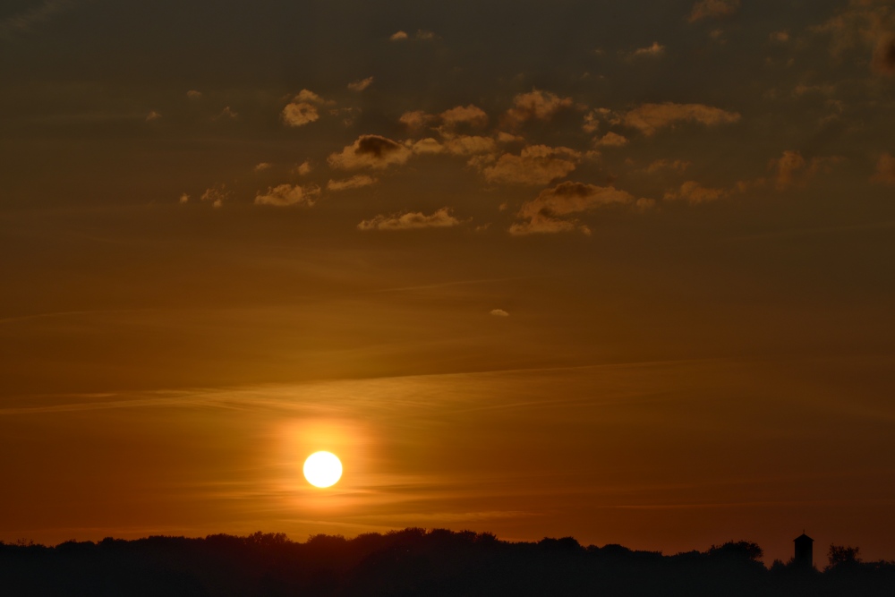 kurz vor Sonnenuntergang